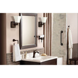 Brushed Gold One Globe Bath Light