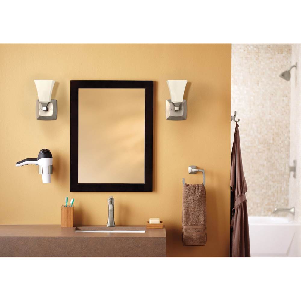 Brushed Gold One Globe Bath Light