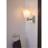 Brushed Gold One Globe Bath Light