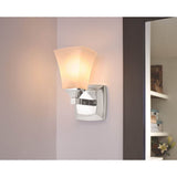 Brushed Gold One Globe Bath Light