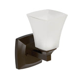Brushed Gold One Globe Bath Light