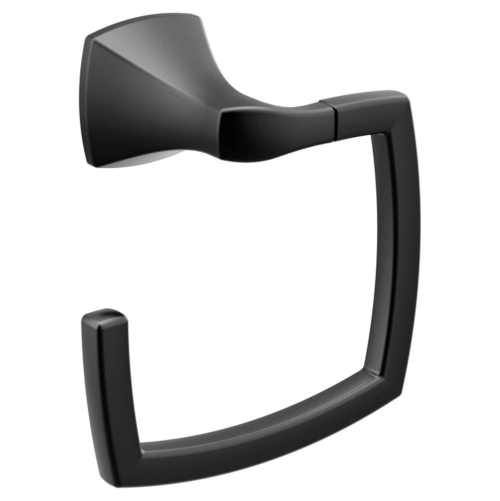 Moen - Matte Black Towel Ring - Matte Black