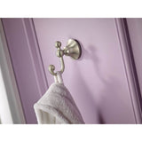 Brushed Nickel Double Robe Hook