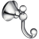 Brushed Nickel Double Robe Hook