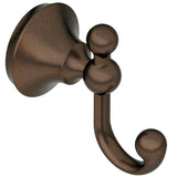 Brushed Nickel Double Robe Hook
