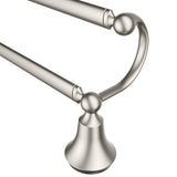 Brushed Nickel 24'' Double Towel Bar
