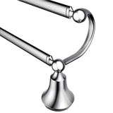 Brushed Nickel 24'' Double Towel Bar