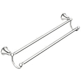 Brushed Nickel 24'' Double Towel Bar