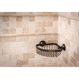 Brushed Nickel Shower Basket
