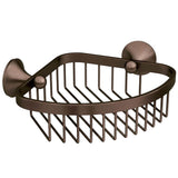 Brushed Nickel Shower Basket