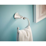 Brushed Nickel Towel Ring