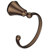 Brushed Nickel Towel Ring
