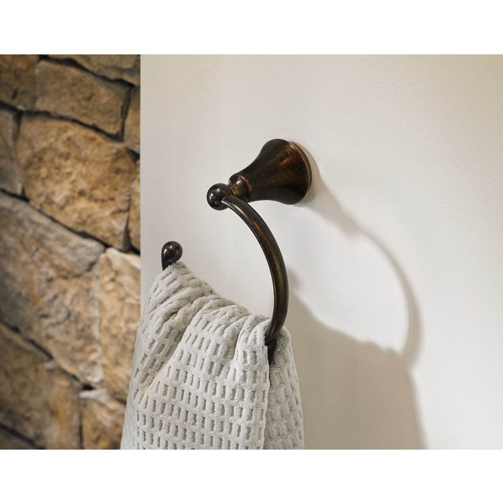 Brushed Nickel Towel Ring