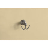 Brushed Nickel Double Robe Hook