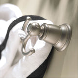 Brushed Nickel Double Robe Hook