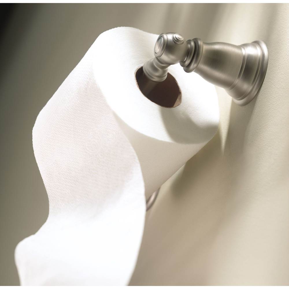Brushed Nickel Pivoting Paper Holder
