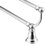 Brushed Nickel 24'' Double Towel Bar