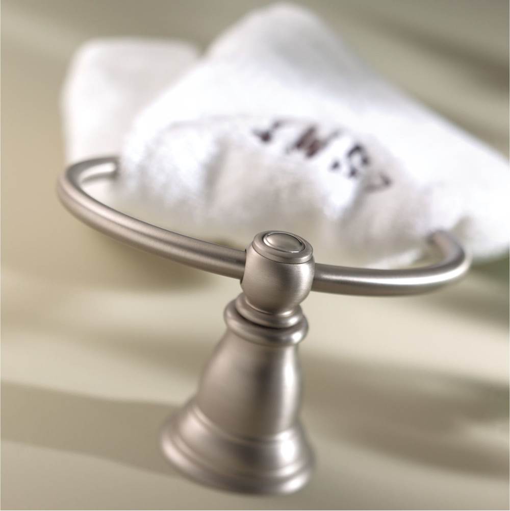Brushed Nickel Towel Ring