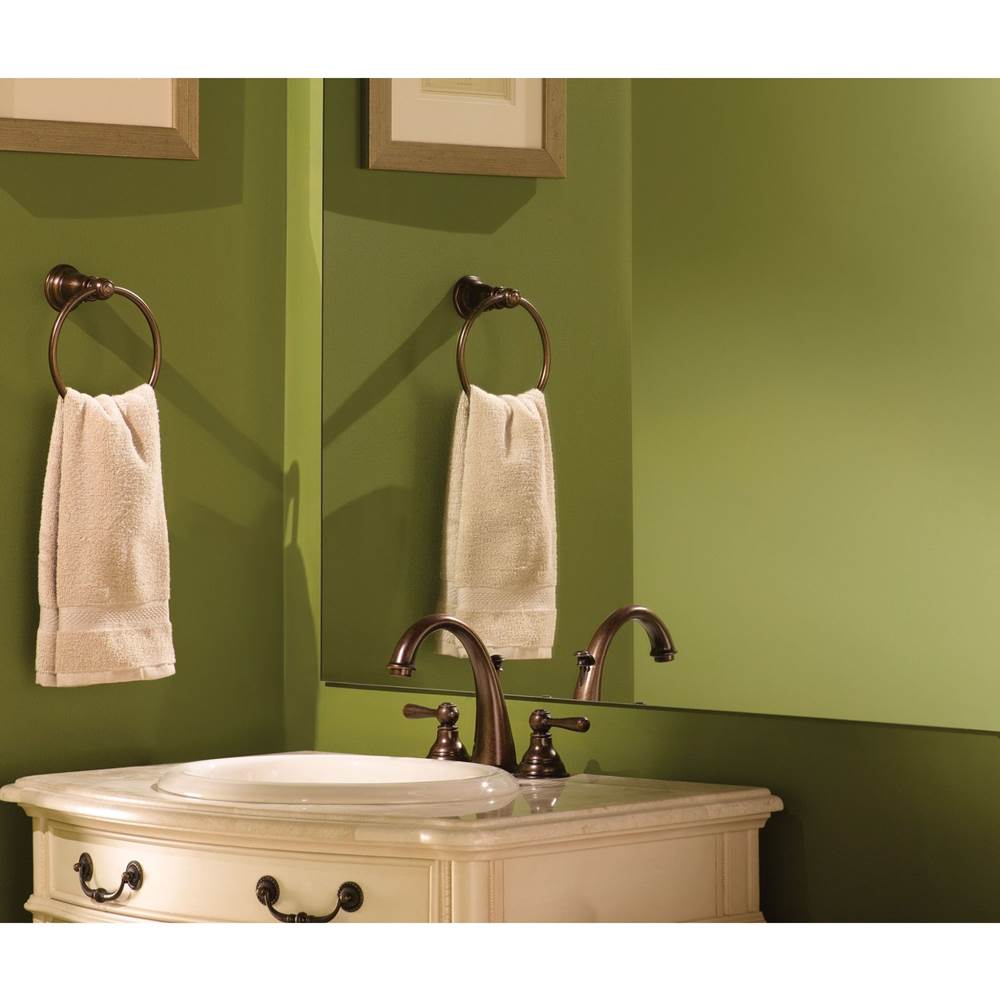 Brushed Nickel Towel Ring