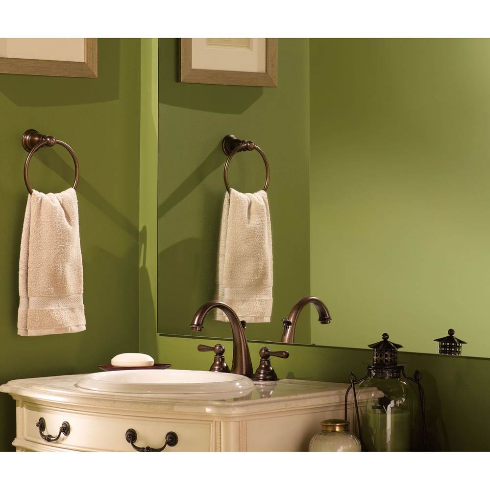 Brushed Nickel Towel Ring