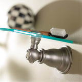 Brushed Nickel Vanity Shelf