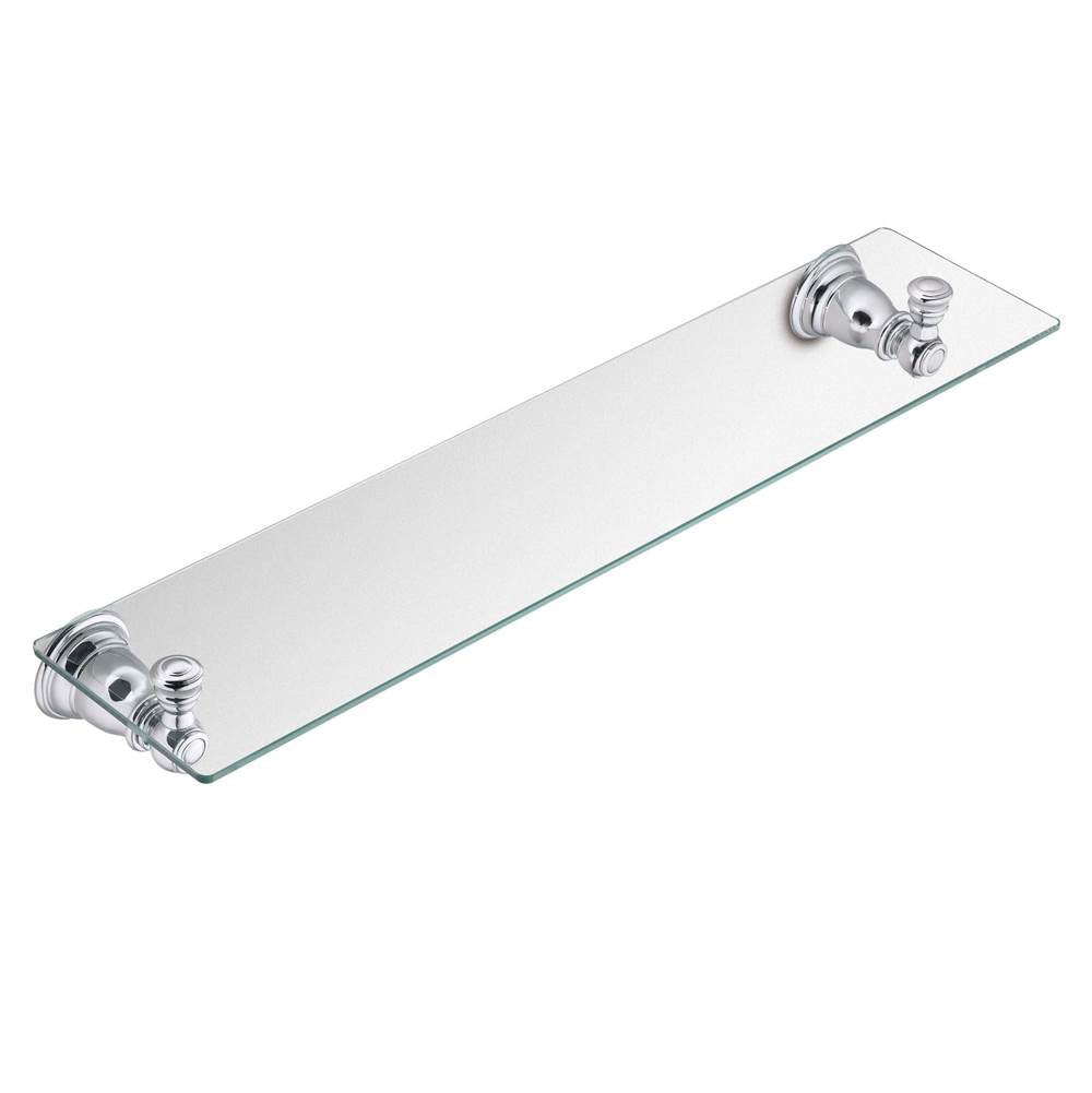 Brushed Nickel Vanity Shelf