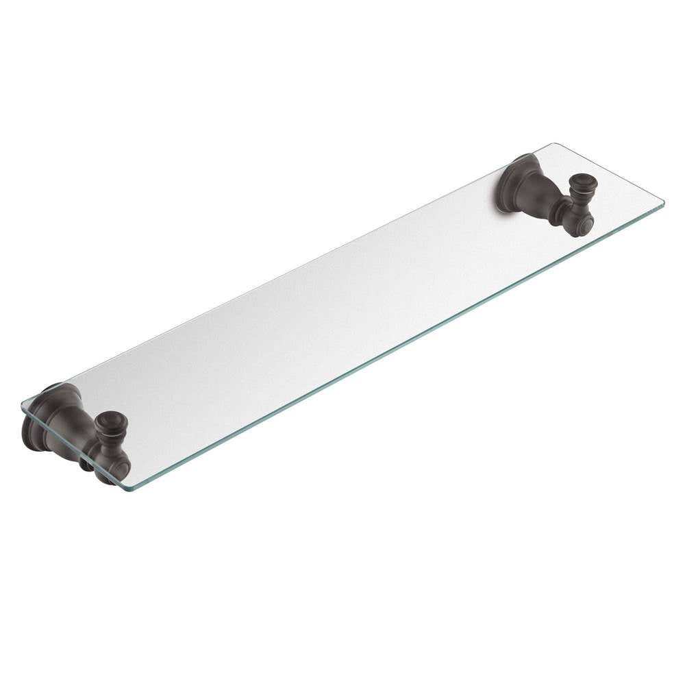 Brushed Nickel Vanity Shelf