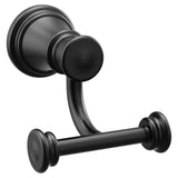 Moen - Matte Black Double Robe Hook - Matte Black