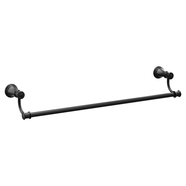Moen - Matte Black 24'' Towel Bar - Matte Black