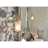 Matte Black One Globe Bath Light