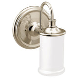 Matte Black One Globe Bath Light