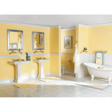 Rothbury Pivoting Double Post Toilet Paper Holder in Chrome