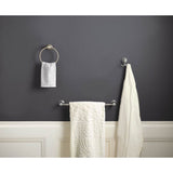Brushed Gold Towel Ring