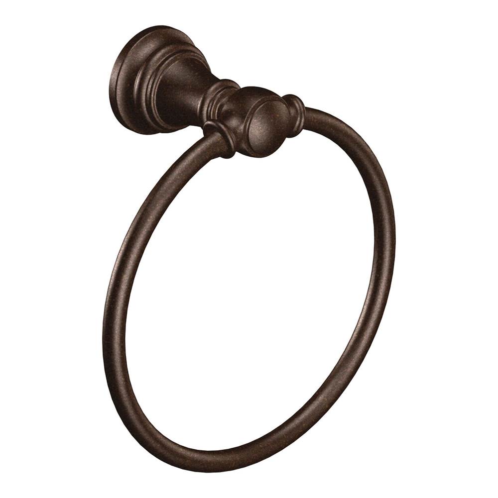 Brushed Gold Towel Ring