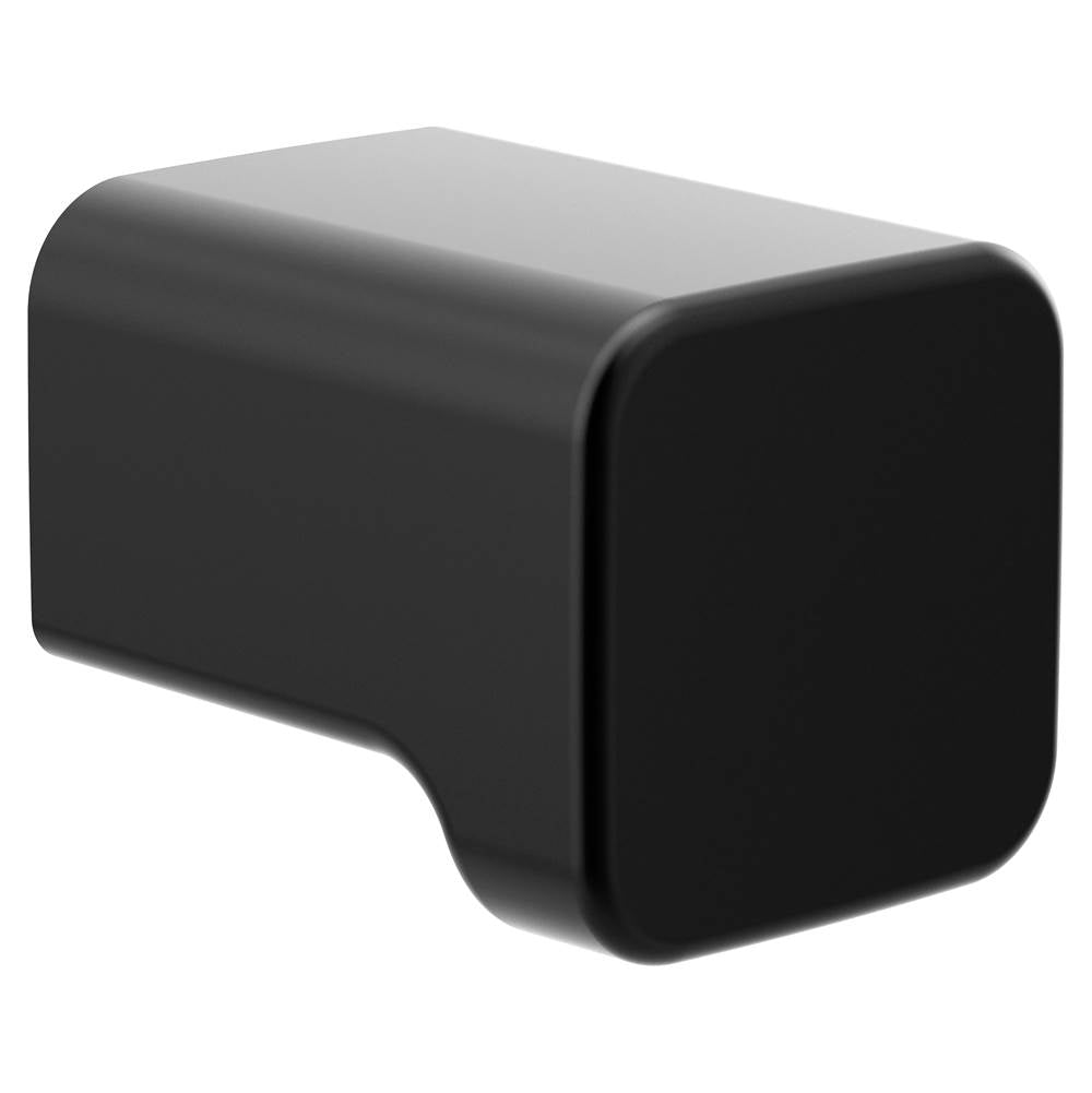 Moen - Matte Black Drawer Knob - Matte Black