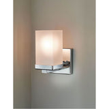 Brushed Nickel One Globe Bath Light
