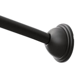 Moen - Matte Black Adjustable Curved Shower Rod - Matte Black