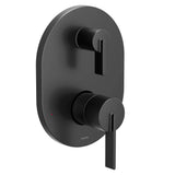 Moen - Cia M-CORE 3-Series 2-Handle Shower Trim with Integrated Transfer Valve in Matte Black (Valve Sold Separately) - Matte Black