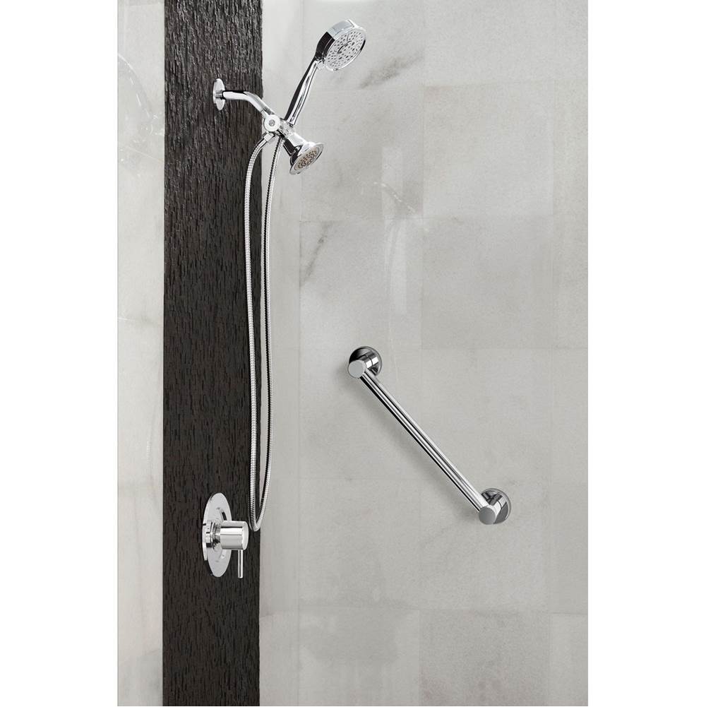 Brushed Nickel 36'' Designer Grab Bar