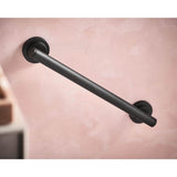Matte Black 18'' Designer Grab Bar