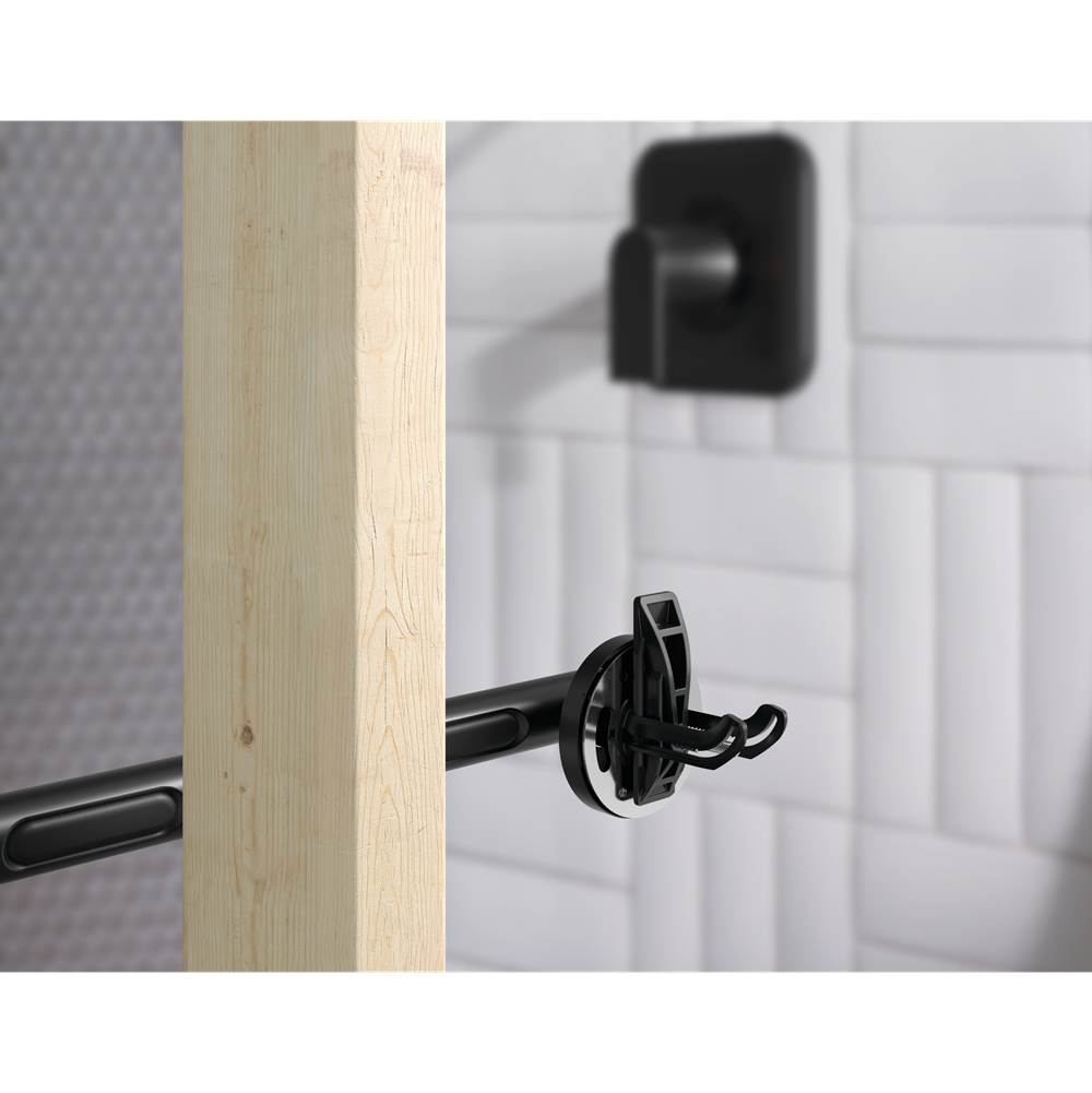 Matte Black 24'' Designer Grab Bar