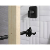Matte Black 24'' Designer Grab Bar