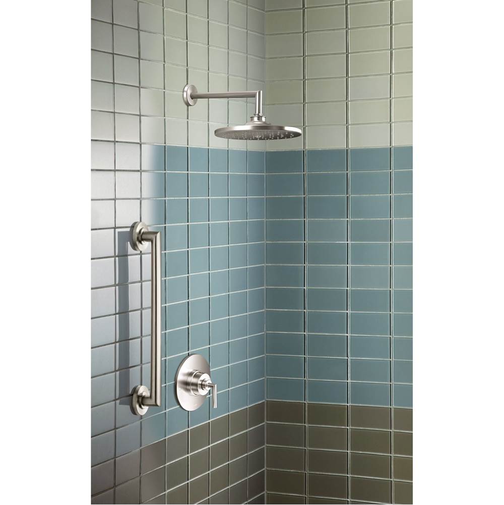 Matte Black 12'' Designer Grab Bar