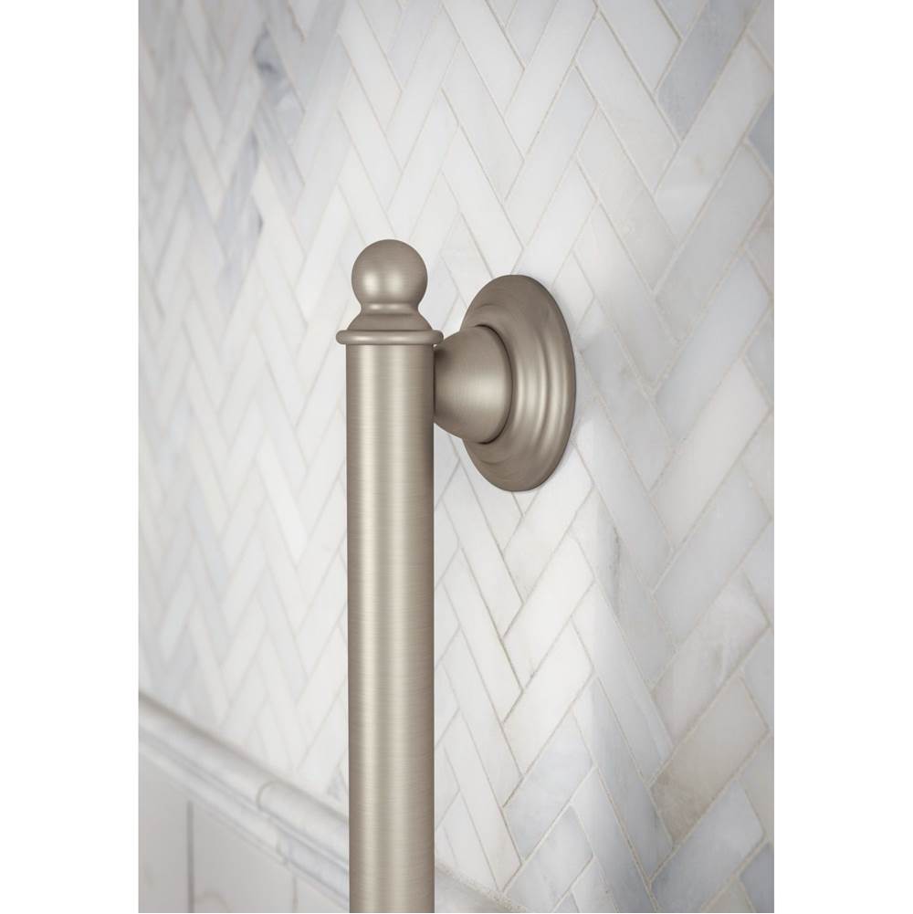Brushed Nickel 24'' Designer Grab Bar