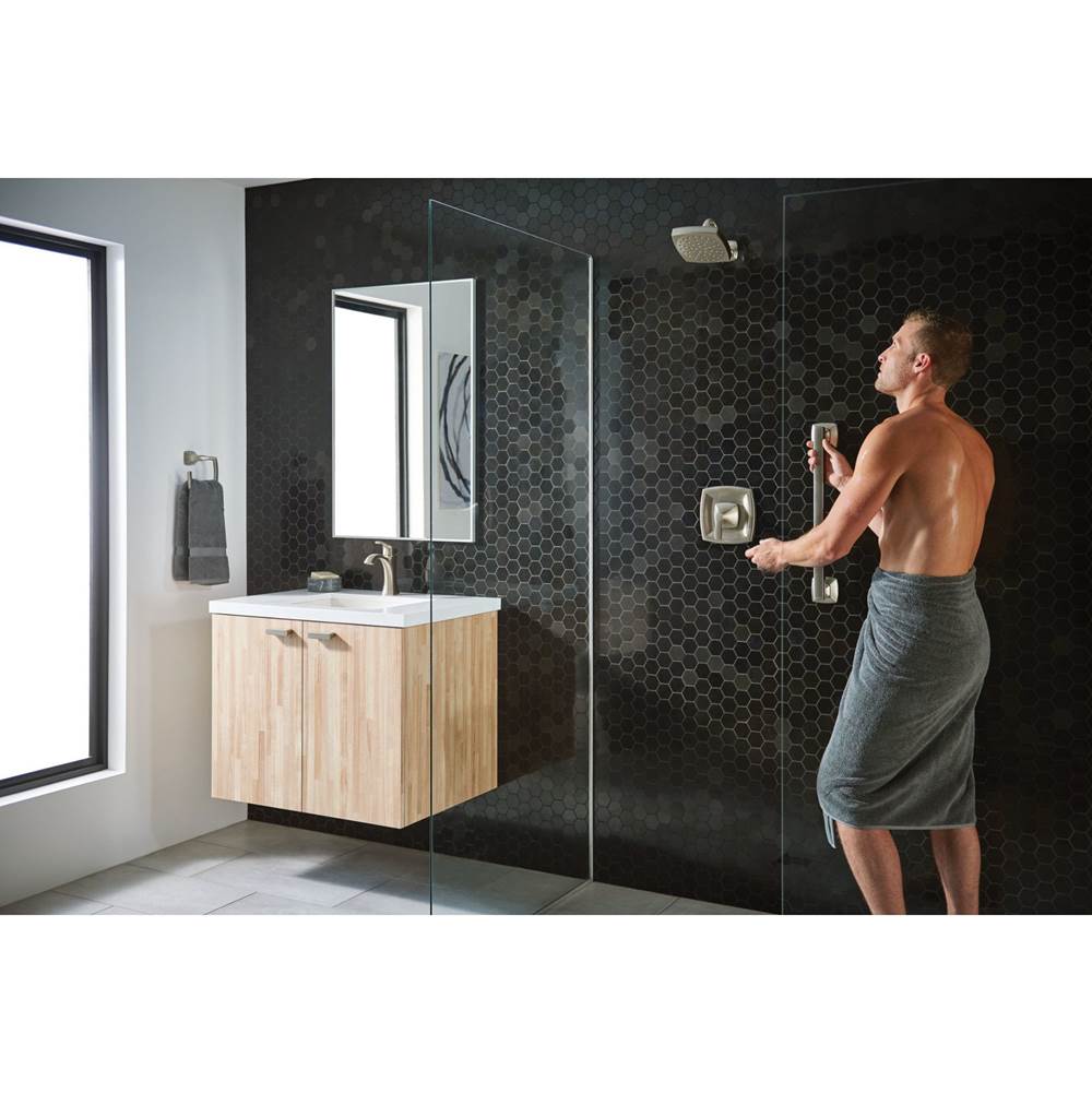 Brushed Gold 12'' Designer Grab Bar