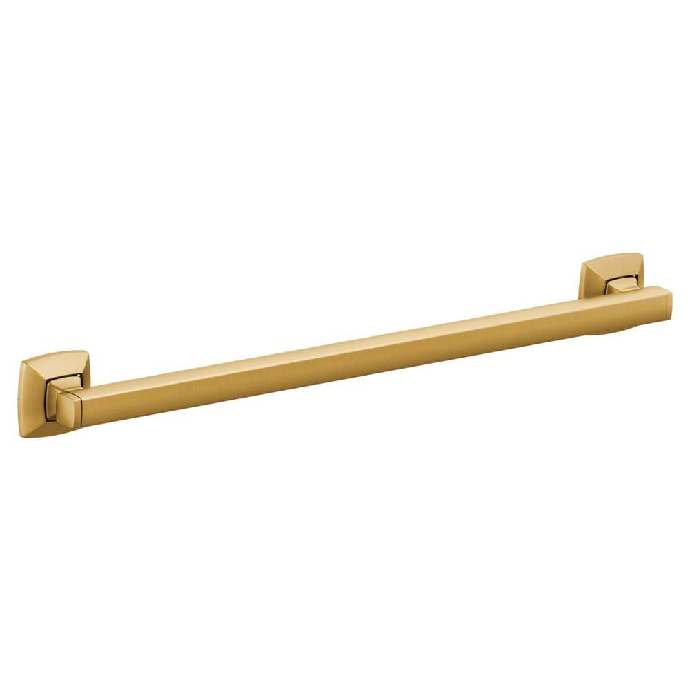 Brushed Gold 18'' Designer Grab Bar