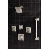 Brushed Nickel 18'' Designer Grab Bar
