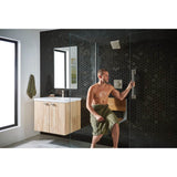 90 Degree Posi-Temp Single-Handle 1-Spray Shower Faucet Trim Kit in Chrome (Valve Sold Separately)