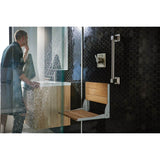 Brushed Nickel 18'' Designer Grab Bar