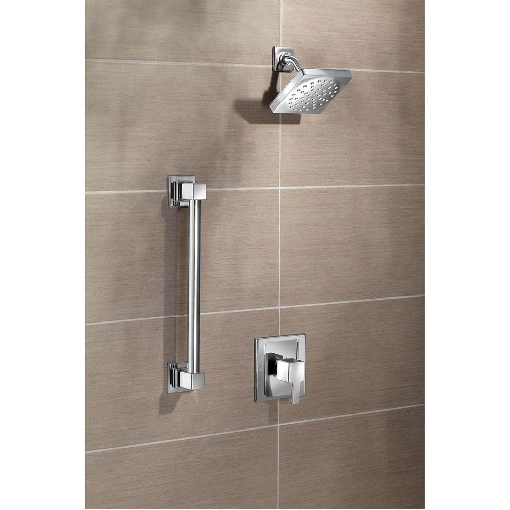 Brushed Nickel 24'' Designer Grab Bar